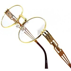 Eye Glasses Gold Clear Glasses Street Wear Cholo Migos Trendy Shades Retro Gafas